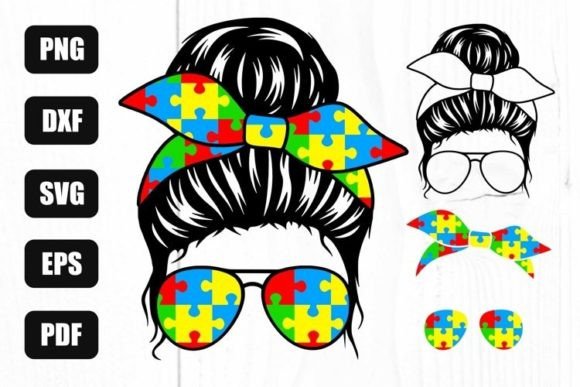 Autism Mom Svg, Autism Awareness Svg Graphics and Crafts