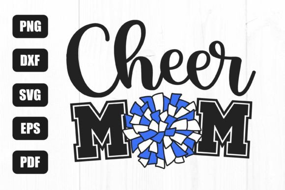 Cheer Mom Svg, Cheerleader Mom Life Svg Graphics and Crafts