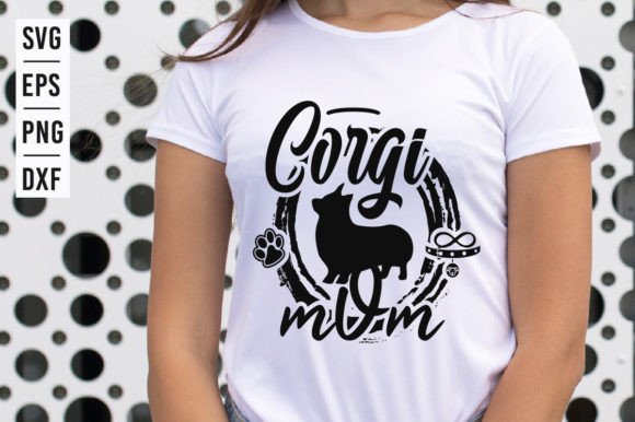 Corgi Mom - SVG Design for Graphics and Crafts Publishing
