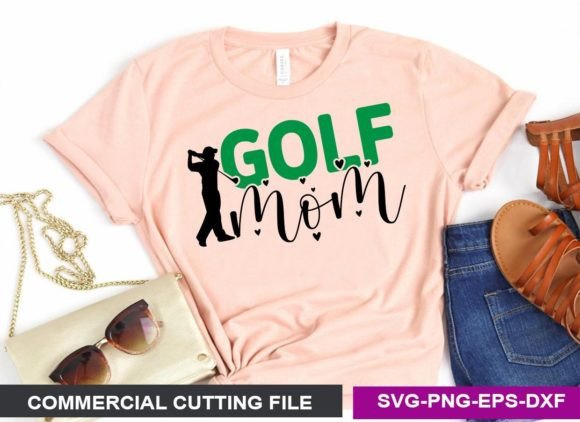 Golf Mom SVG Graphics for Crafts