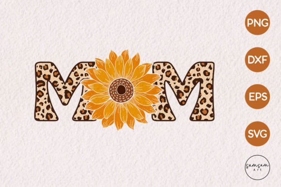 Leopard Sunflower Mom SVG Graphics and Crafts Review