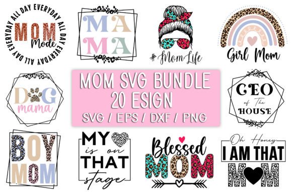Mom Svg Bundle, Mama Svg Bundle: Graphics and Crafts Review