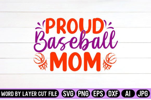 Proud Baseball Mom SVG Design Graphics and Crafts Review