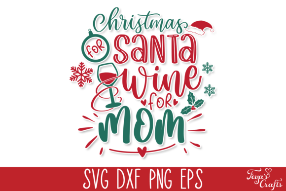 Santa Wine Mom SVG Review