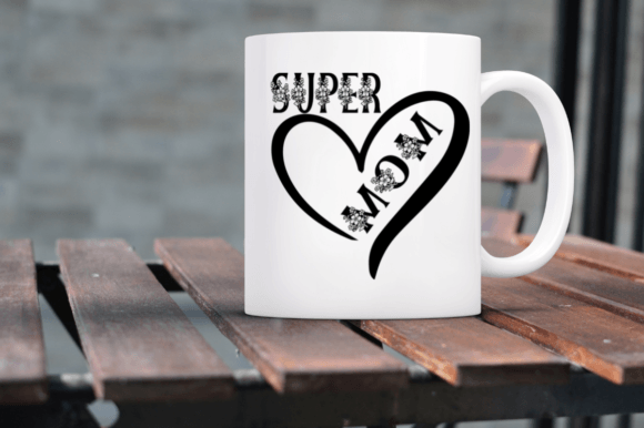 SUPER MOM - Svg Png Design Graphics Review